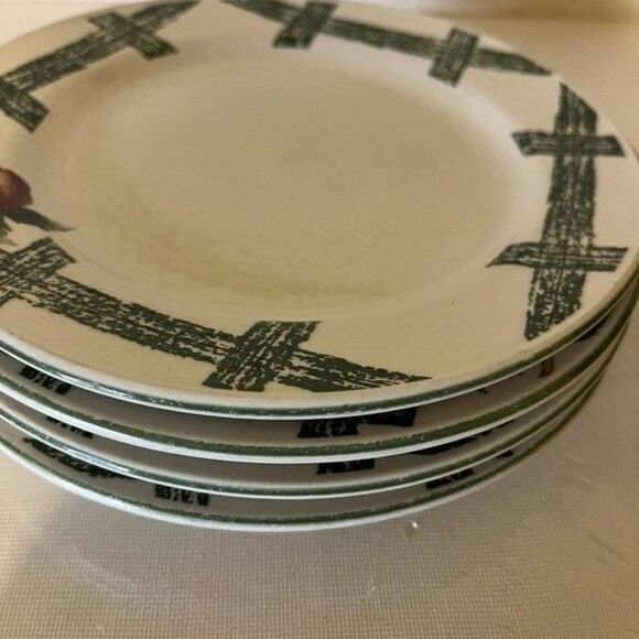 Set of 4 Cades Cove Collection By Citation Salad Plates - Picture 2 of 3